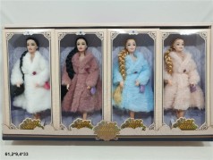 Кукла 28 см DX520 4 цвета 8 шт. в коробке 61,2*9,4*33 см