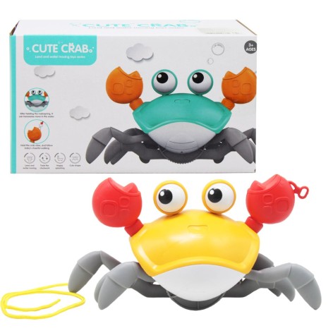 Заводная игрушка "Cute crab" (желтый)
