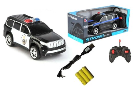 Радиоуправляемая машинка "Полиция", на батарейках, в коробке 29,5*12*12,5 см