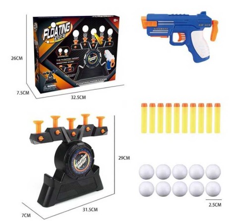 Пістолет з мішенню в кор. 