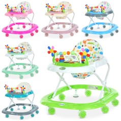 Ходунки колеса 8 шт.(6см), регул. висота, 6 кольорів, муз., світло, бат. /6/