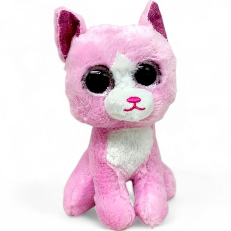 М'яка іграшка "Очі. Котик" (18 см), розовий