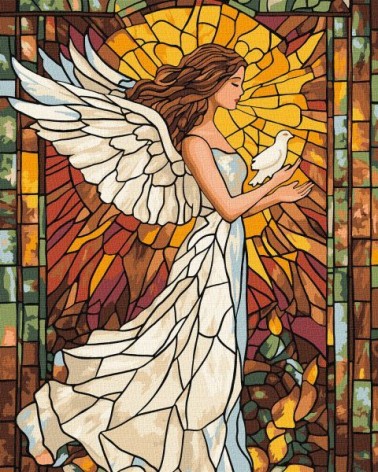 Картина по номерам - Хранительница светлая 40х50 см.