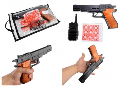 Іграшковий пістолет A-Toys "Beretta B60" з пістонами та рацією (252)