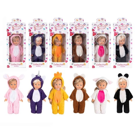 Кукла 20см, 6 видов, в кор-це, 11-27-6,5см /30/