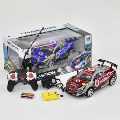 Радіокерована машинка 2 кольори, акумулятор 4.8V, підсвічування, в коробці