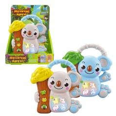 Музична іграшка WToys, "КОАЛА", 2 кольори, УКР.ОЗВУЧ., пісні, казки, віршики, підсвічування, цифри, звуки тварин, в кор. 