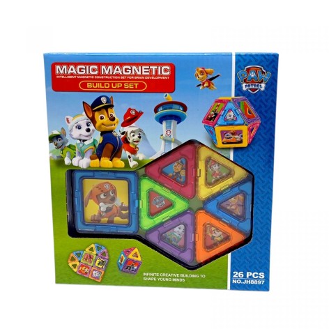 Магнитный конструктор ЩЕНЯЧИЙ ПАТРУЛЬ, 26 дет