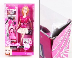 УЦЕНКА 20% Лялька 29см 839-4 з аксес.2в.кор.32,5*6*18