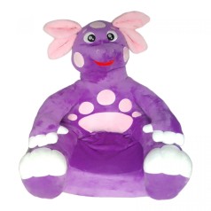 Мягкое детское кресло "Лунтик" (фиолетовый) 70 х 60 х 60 см