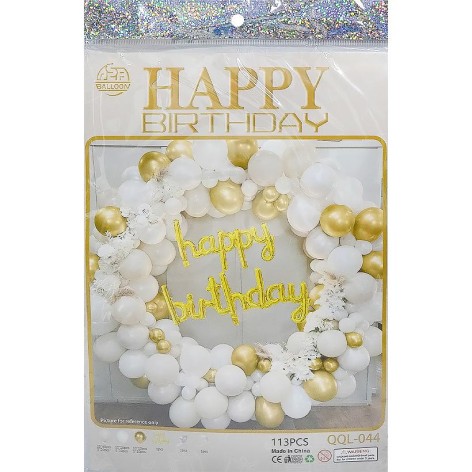 Набор воздушных шаров для создания фотозоны, 113 штук 1404-8/QQL-044