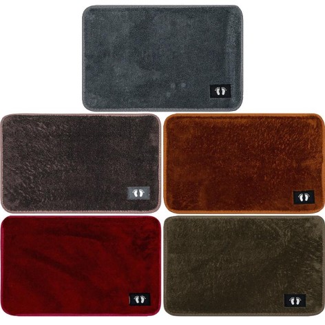 Коврик прямоугольный 38*58см однотонный 