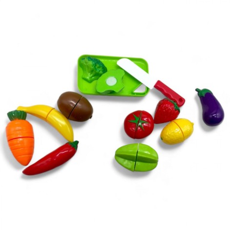 Продукти на липучках "Що є на кухні?", 12 елементів, у пакеті