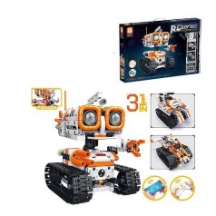 Р/К конструктор  “Робот”, 560 елементів, 3 варіанти збірки, вбудований акумулятор, пульт, в кор. 