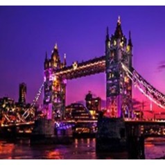 Алмазна мозаїка за номерами 40*50 "Лондонський Тауер" 71271_BGLE