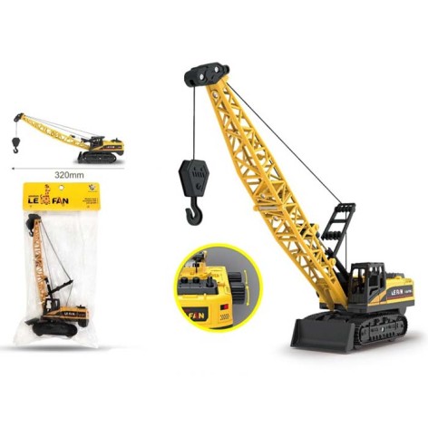 Кран інерц, 2в1(бульдозер), 29см, рухливі деталі, п/е 20-38-6см 