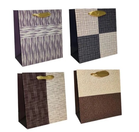 Подарочный пакет картон 200грм, 14*15*7 см 6 шт. в уп. 