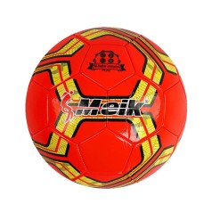 М'яч футбольний вага 300-320 грам, м'який PVC, гумовий балон, розмір №5 Червоний