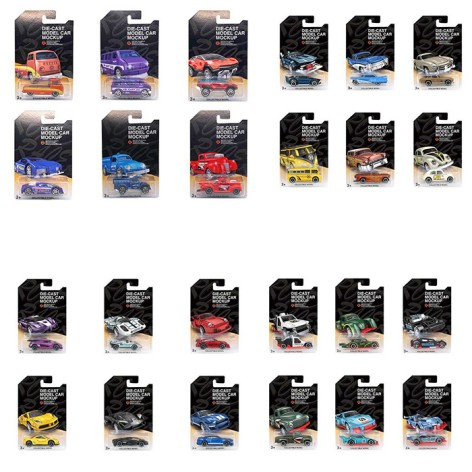 Машина метал, 7см, мікс видів, на листі, 10,5-16,5-4см 