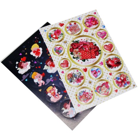 Набор наклейок Love В6, 2 л. ВИД 4