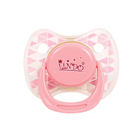 Пустушка латексна з кільцем 0-6 місяців (рожевий)