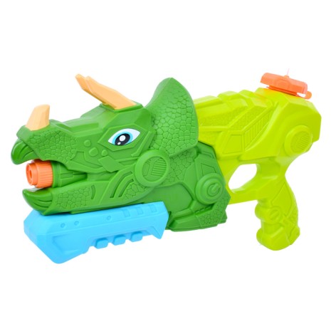 Водяной бластер динозавр, 30см, помпа, в п/э, 21,5-36-7см 