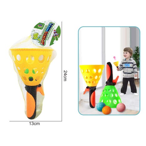 Ловушка 2 цвета, механический принцип работы, шарики, в сетке  