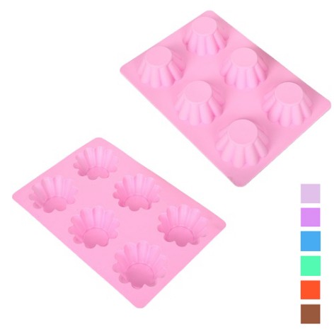 Форма силікон для кексів 6шт/л 26*18*3см MH-3016 