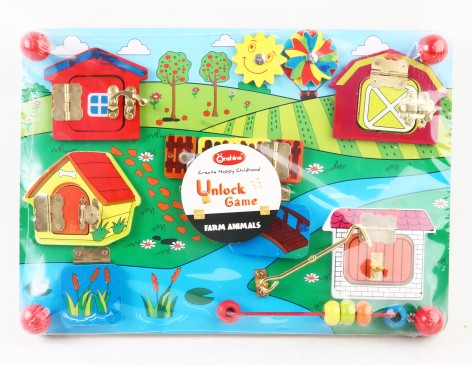 УЦЕНКО 30% Бизиборд деревянный 