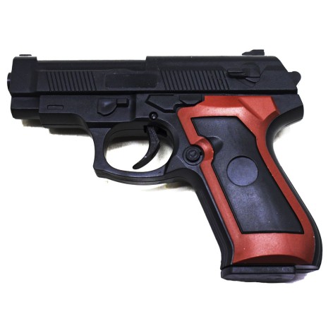 Пистолет пластиковый на пульках (12 см)