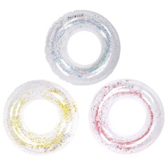 Надувний круг 90см BT-IG-0099 з блискітками 3кол.кул./100/