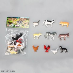 Тварини свійськи, 10 шт. п/е 12*3*19см 