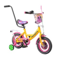Велосипед TILLY Monstro 12" T-212210 yellow + pink