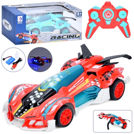 Р/К машина, акум, 27см, трюкова, пара/дім, світло, USB зарядне, 2 кольори, в кор-ці, 35-14-18,5см 