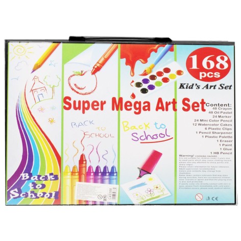 Набір для малювання "Super Mega Art Set", чорний