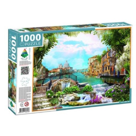 Пазлы 1000 "Древние дома"