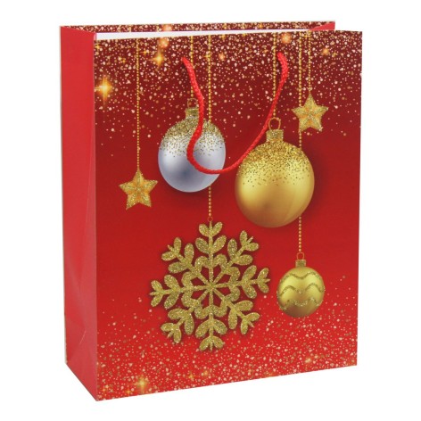 Пакет подарочный 32 х 26 см льдинка