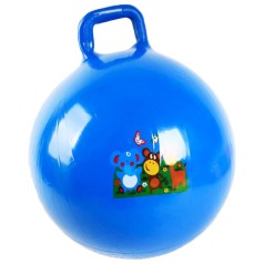 Мяч для фитнеса с ручкой, 45 см (синий)