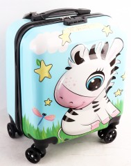 УЦЕНКА 30% Валіза в45-37-23см, на колесах (поворотні, 5,5см), застібка-блискавка, кодовий замок, ручка-2положення, пластик, 3 види, п/е 