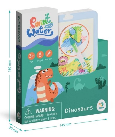 Рисуй водой «Динозавры» ТМ Dodo 