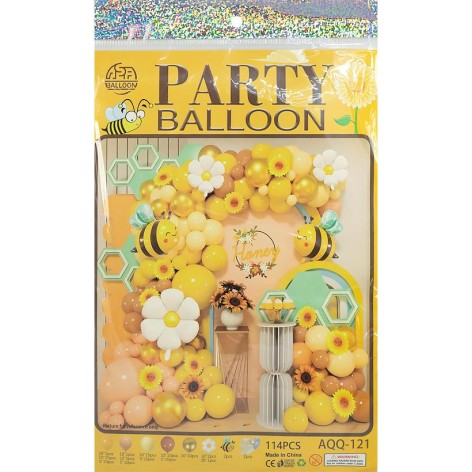 Набор воздушных шаров для создания фотозоны, 114 штук 1404-9/AQQ-121