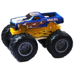 Машинка металева синьо-жовта