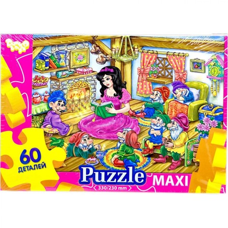 Пазлы 60 эл. макси БЕЛОСНЕЖКА