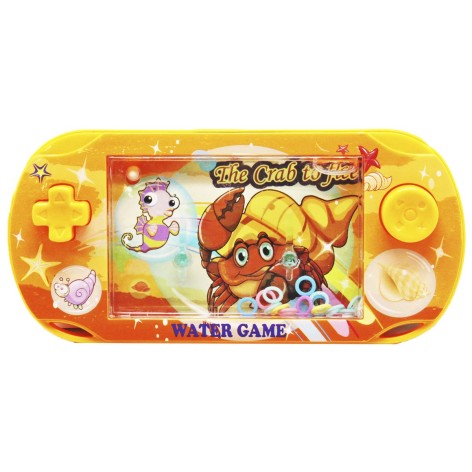 Игра водная с кругами зверюшки оранжевая