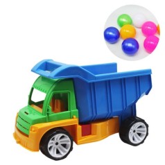 Вантажівка Алексбамс, кульки великі (зелений+синій)