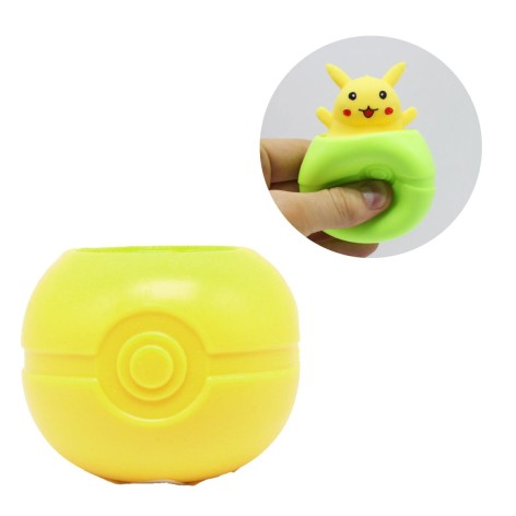 Игрушка-антистресс "Покемон в покеболе", зеленый
