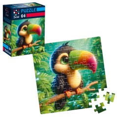 Пазлы De.tail. Птенец в джунглях. 64 детали DT1234-17