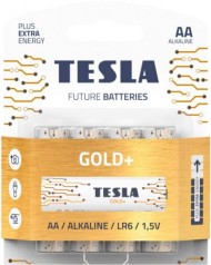 Батарейки Tesla AA GOLD+ (LR06), 4 штуки