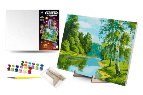 Набор для раскраски по номерам Qbee 