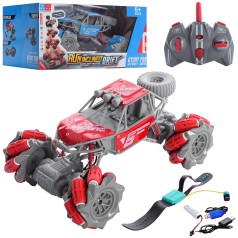 Радиокерованная машинка с пультом и браслетом управления аккумуляторная 23 см 1:20 2 цвета